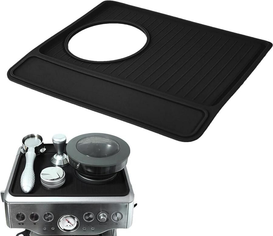 Koffiemachine Tamping Mat Aanstam Pad Siliconen Hygiënisch Koffie Zetten Stof- en Waterdicht 28 x 23.5 cm