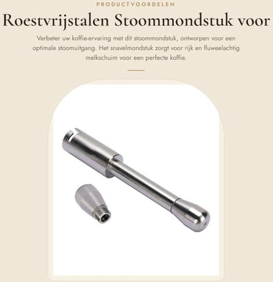 Koffiemachine Verbeterde Stoomuitgang Stoommondstuk Koffiemaker Eenvoudig Reinigingsontwerp Nauwkeurige Aanpassing EC685 Compatibel Espresso
