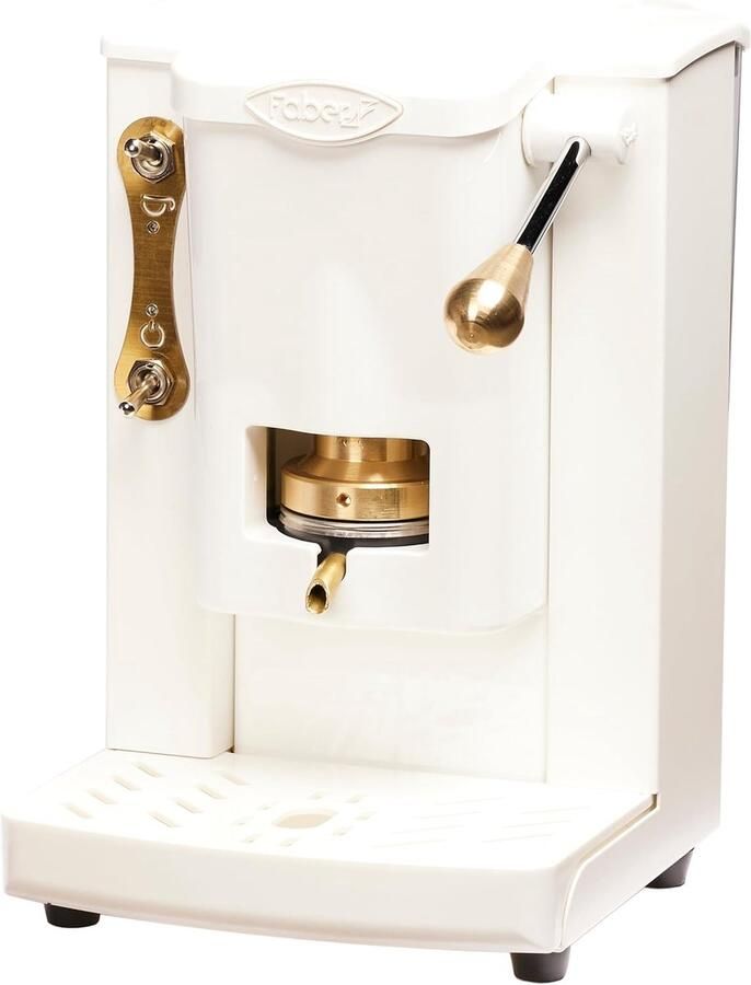 Koffiemachine voor ESE Pads Piccolo Slot Brass Edition Verstelbare Padpress