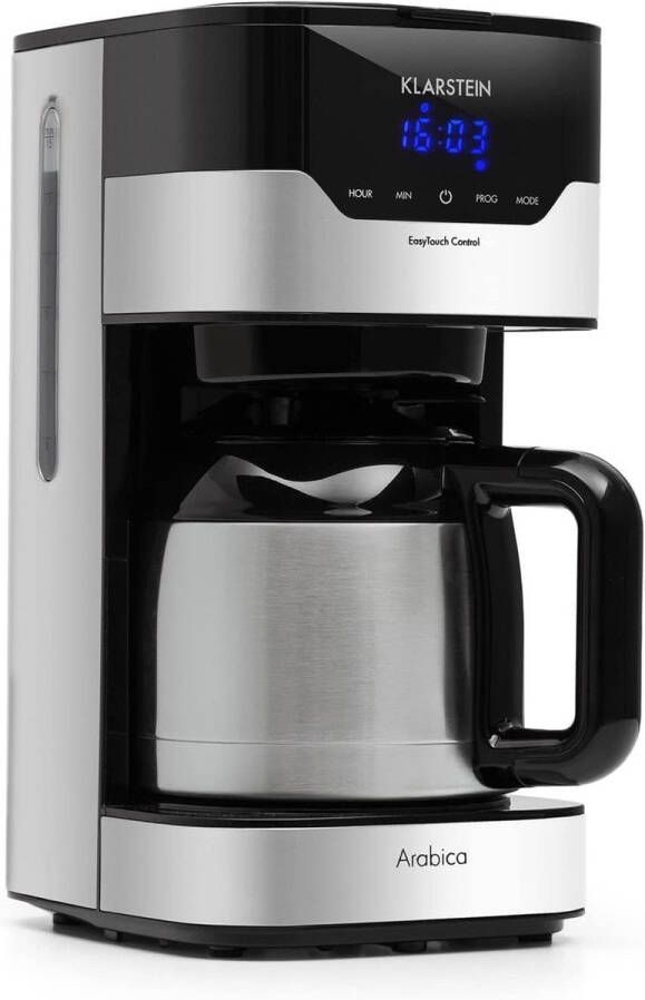Koffiemachine voor filterkoffie 800W met EasyTouch Control 1 2L voor 12 kopjes