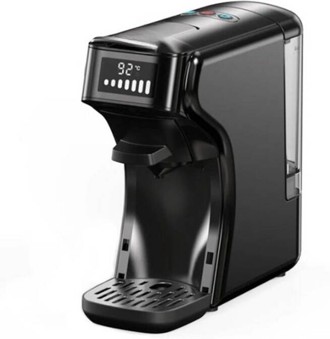 Koffiemachines 6-in-1 Capsule Koffiemachine – Voor Heet & Koud – Espresso Cappuccino Dolce Gusto Nespresso – Koffiezetapparaat Zwart