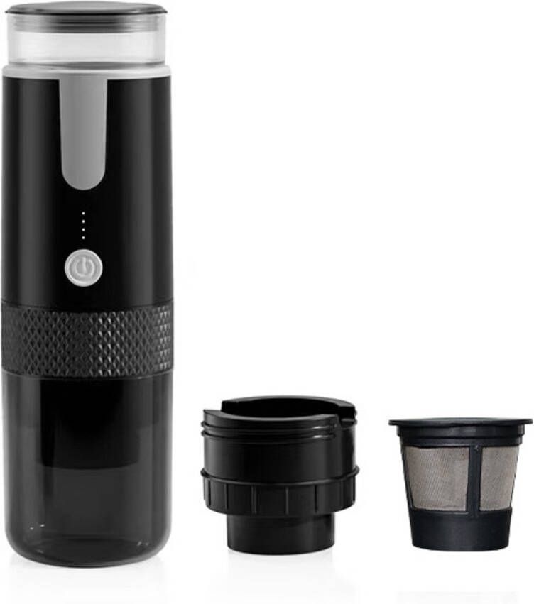 Koffiemachines koffiemachine draagbare koffiemachine Draagbare espressomachine Draagbare elektrische espressomachine Oplaadbare mini-handkoffiezetapparaat Compatibel met koffiecapsules gemalen koffie voor kamperen reizen camper