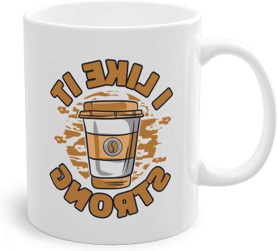 Koffiemok Barista Koffieliefhebber Mok Genieten van Koffie Uniek Motief 330 ml Wit