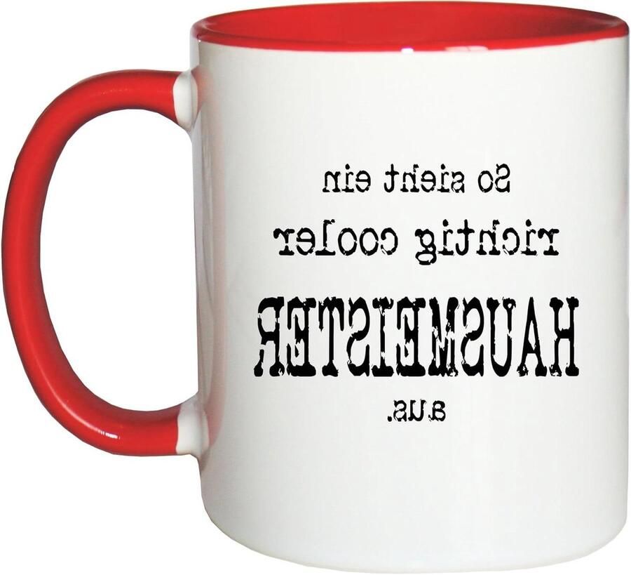 Koffiemok beker Koffiekopjes Zo ziet er een echt coole meester uit. Theekop