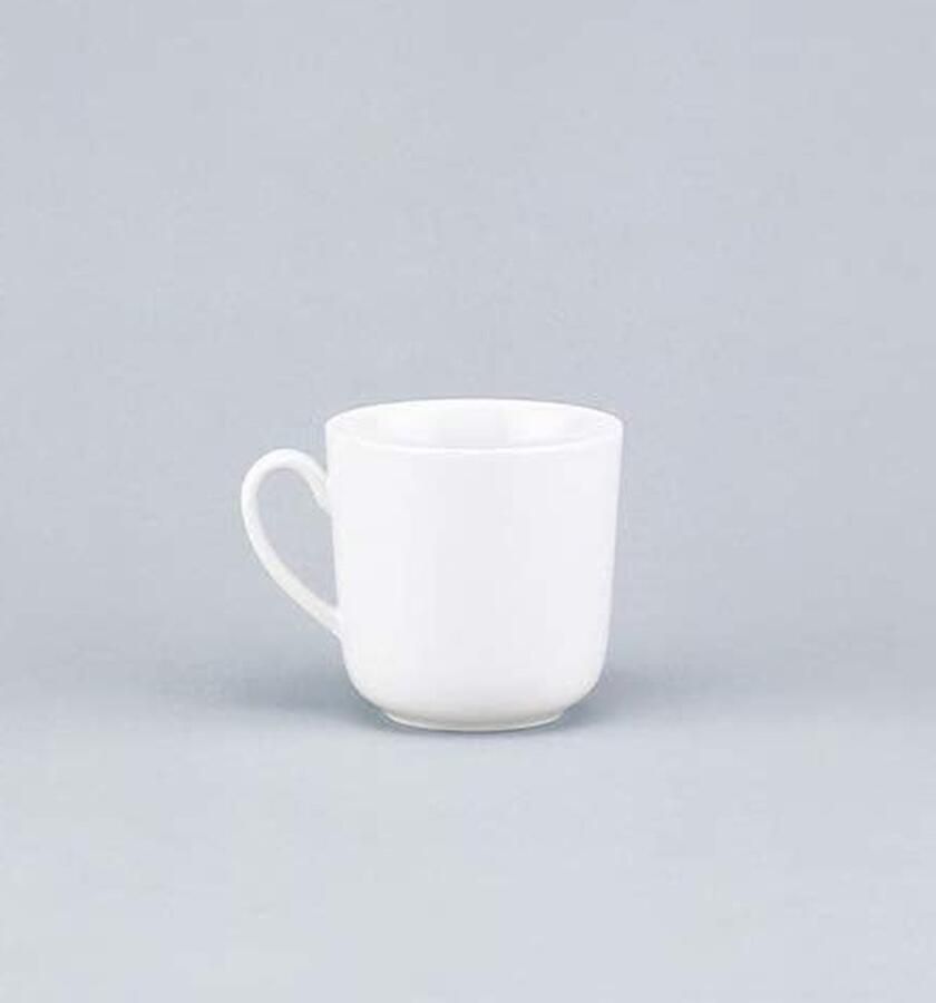 Koffiemok Porselein Theemok Mok Drinken van warme dranken Vaatwasmachinebestendig 320 ml Wit