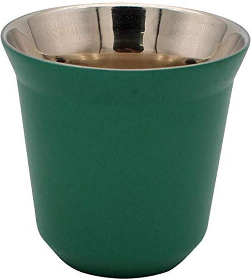 Koffiemok Roestvrij Staal Dubbel Geïsoleerd Espresso Groen