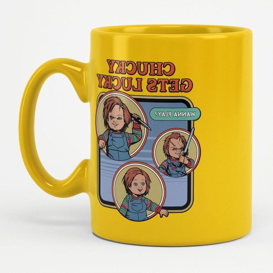 Koffiemok Theeglas Mok Ochtendkoffie Drinken Officieel Gelicenseerd 350 ml Geel
