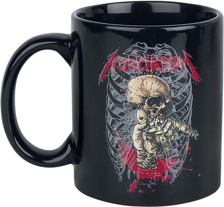 Koffiemok Theemok Mok Drinken Genieten Officieel Gelicenseerd 325 ml Zwart