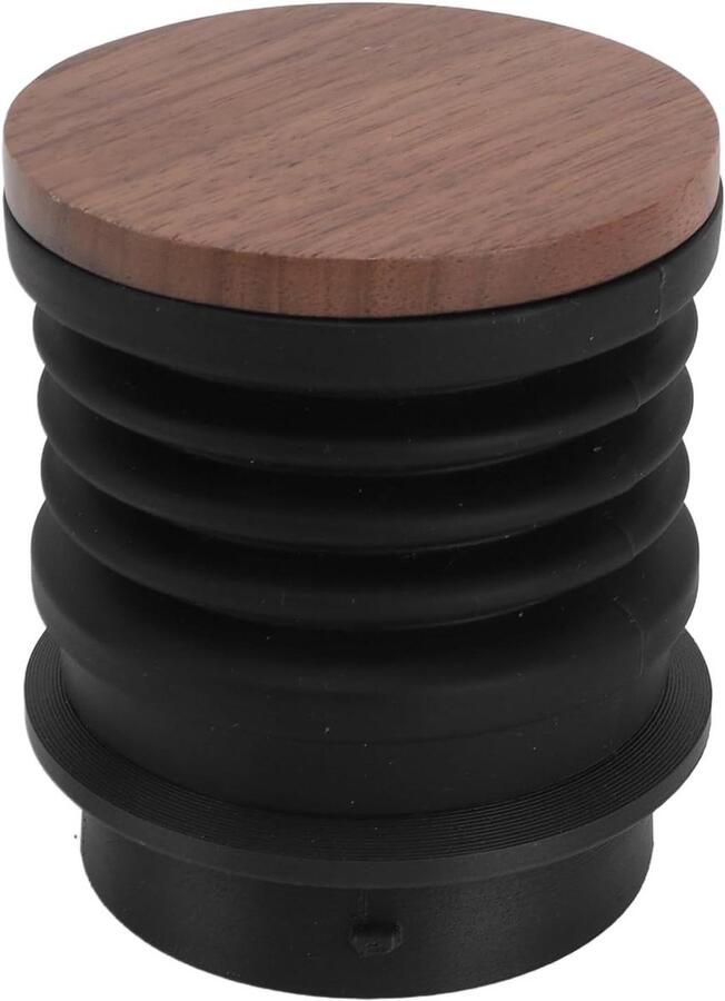Koffiemolen Accessoire Bonenbak Reiniger Koffie Smaak Behouden Walnoot Houten Deksel 5.68 oz Natuurlijk