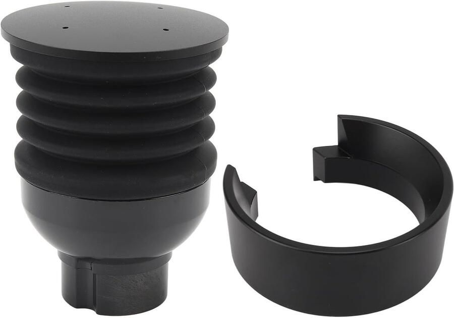 Koffiemolen Accessoires Doseerring Bak Koffie Malen Vuilvrij Malen 58 mm Ring Zwart