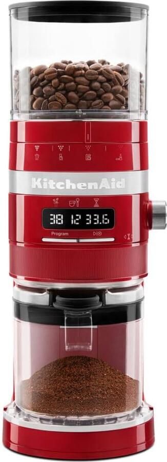 Koffiemolen Bonenmaler Perfecte Koffie 70 Maalinstellingen 150 Watt Empire rood