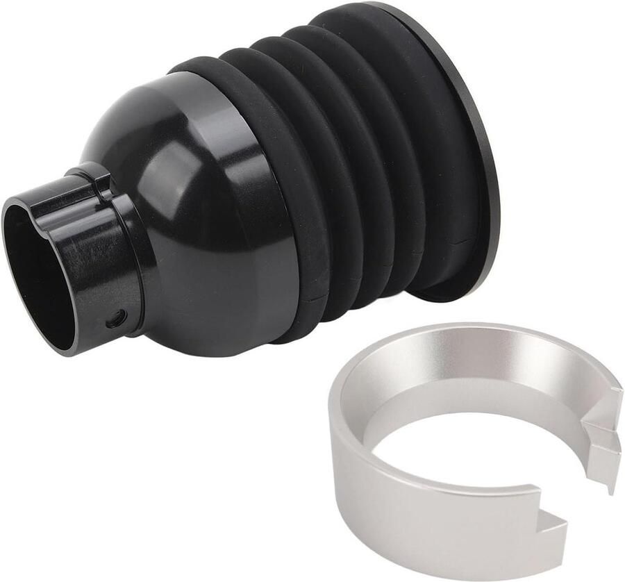 Koffiemolen Doseerring Bonen Blaasbak Koffie Bereiden Knoeivrij Ontwerp 58 Mm Zilver