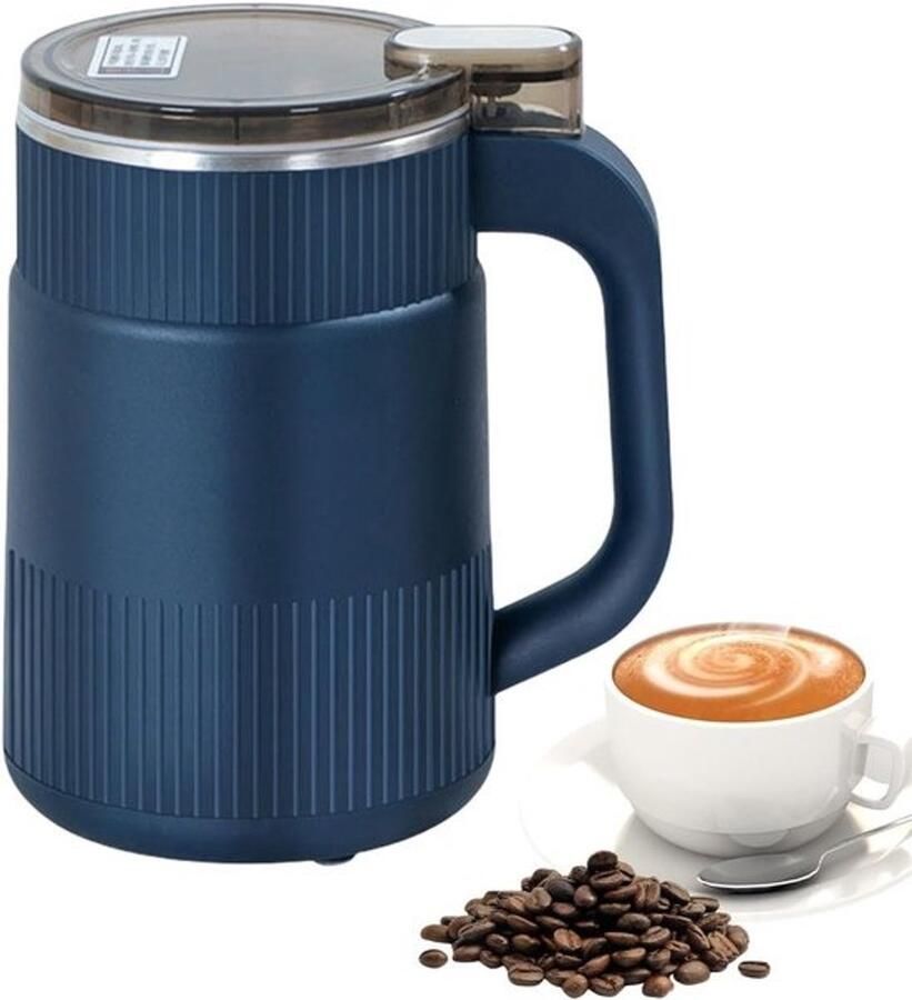 Elektrische Koffiemolen Bonenmolen Kruidenmolen Verse Koffie Malen Krachtige 300W Motor 17x11 cm Zilverkleurig