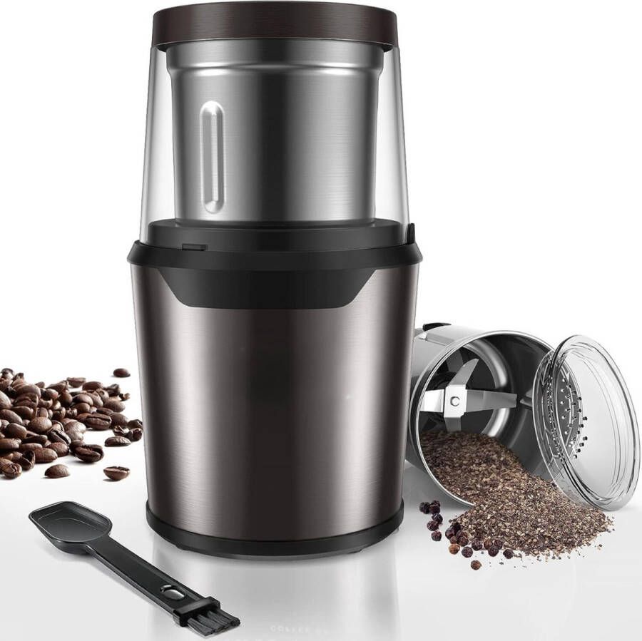 Koffiemolen Elektrisch Koffiebonen Malen Coffee Grinder Kruidenmolen Koffiemaler Bonenmaler