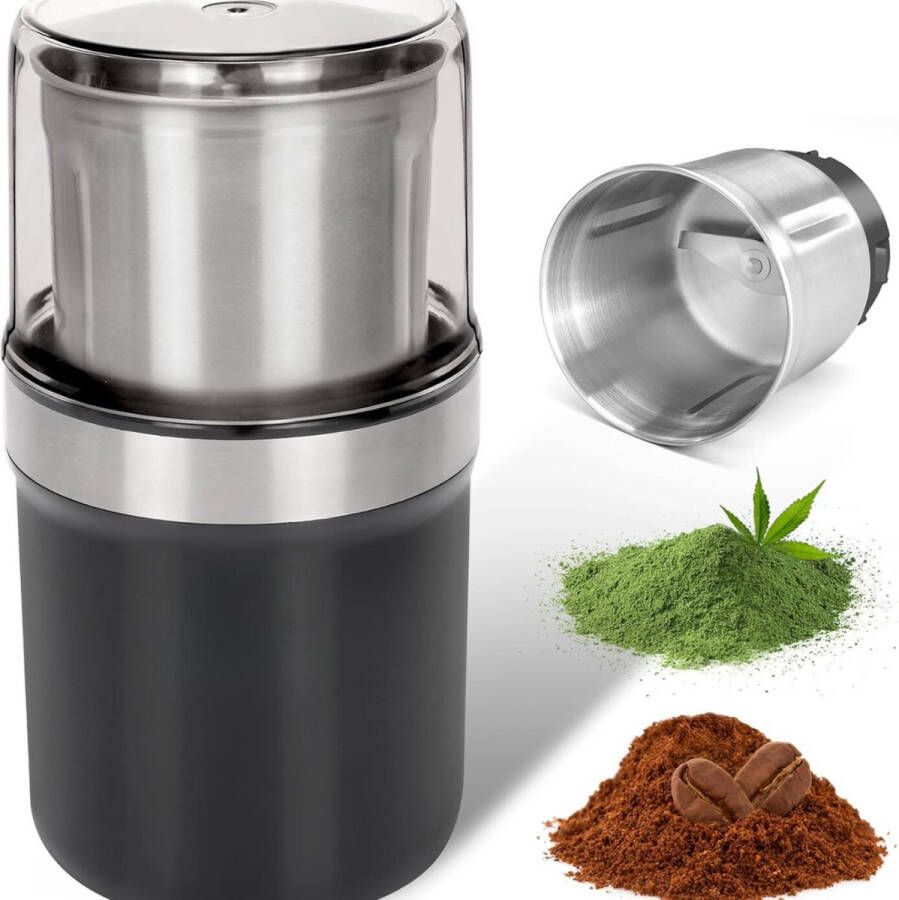 Koffiemolen Elektrisch Koffiebonen Malen Coffee Grinder Kruidenmolen Koffiemaler Bonenmaler