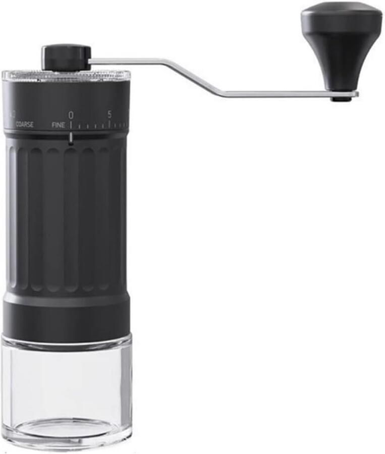 Koffiemolen Handmatig Bonenmaler Conisch Verse Koffie 40 Instellingen 30g Capaciteit Zwart