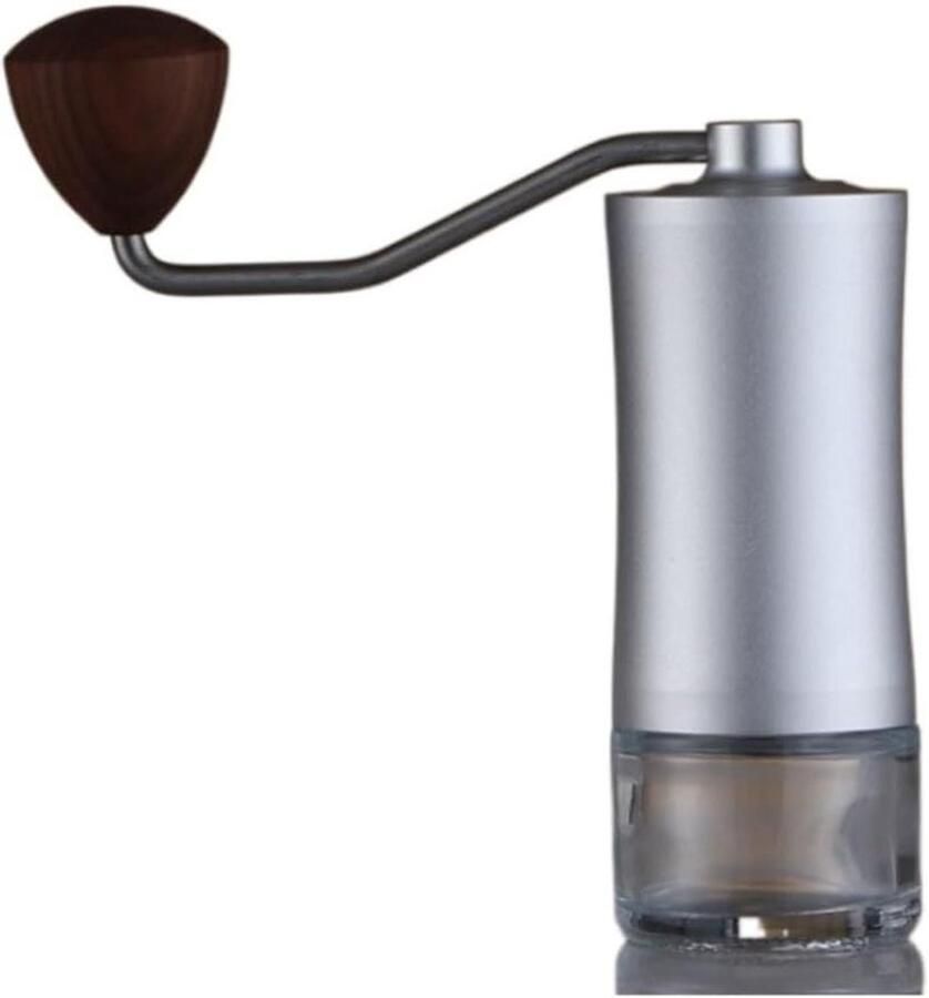 Koffiemolen Handmatig Bonenmaler Instelbaar Verse Koffie Zetten Roestvrijstalen Braam 16.1x30cm Blauw Zilver
