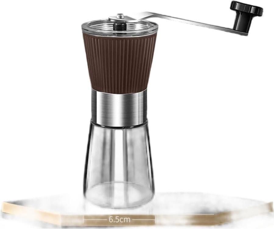Koffiemolen Handmatig Bonenmaler Koffiezetapparaat Verse Koffie Zetten Geen Warmte Opbouw 17 x 6.5 x 17 cm