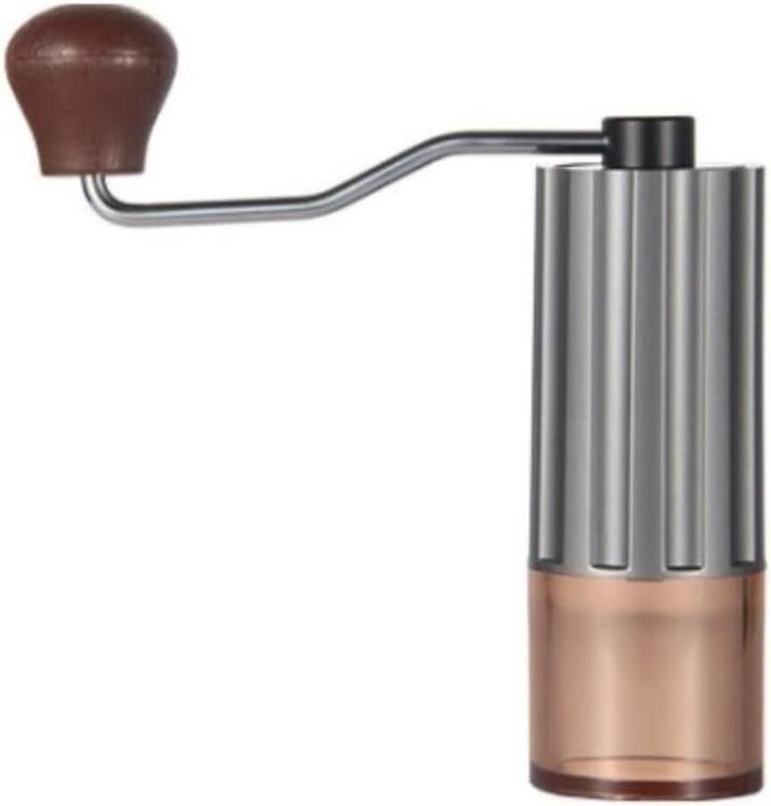 Koffiemolen Handmatig Bonenmolen Staal Verse Koffie Digitale Dikte-aanpassing 15.7x5.7 cm Zwart