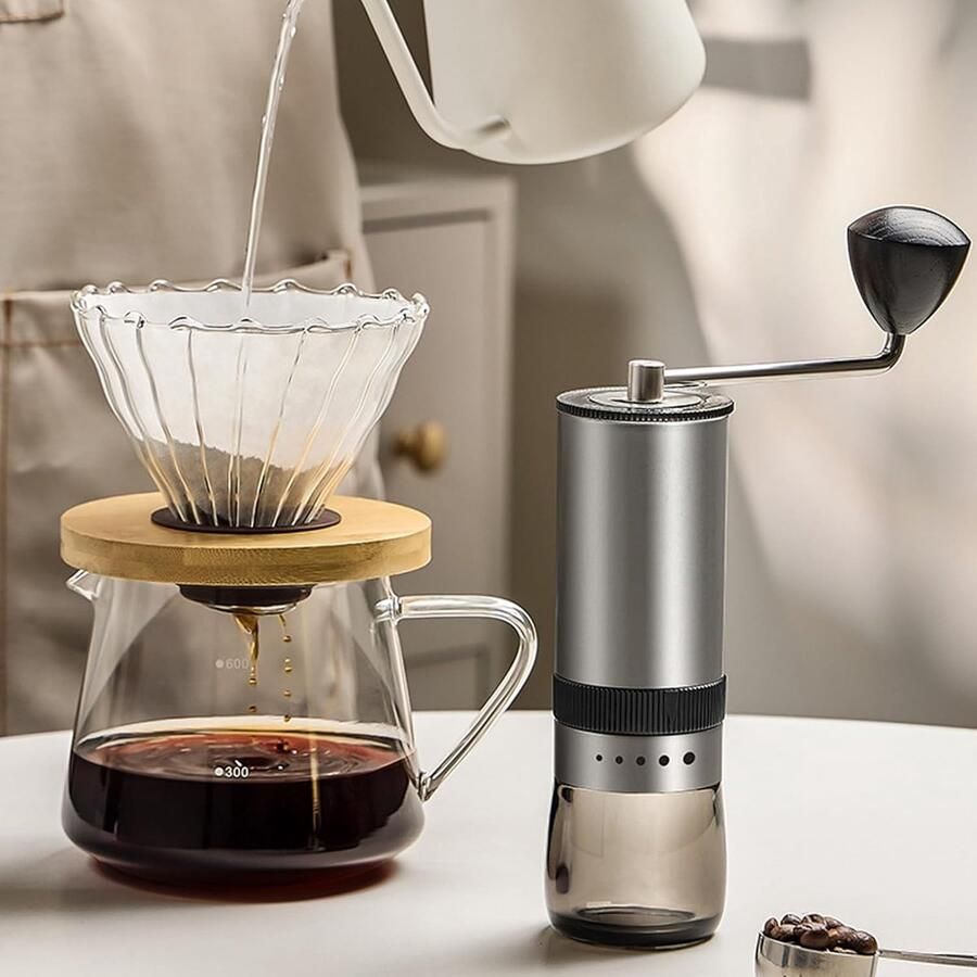 Koffiemolen Handmatig Koffiebonen Slijper Verse Koffie Maken Verstelbare Maalgraad Grote Capaciteit Meerdere Kleuren