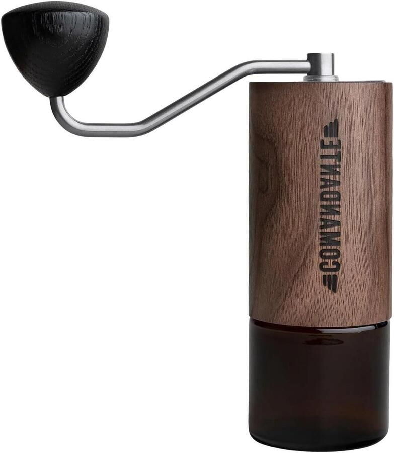 Koffiemolen Handmatig Versgemalen Koffie Bereiden Nitro Blade Maalschijven 1200 Milliliter Amber Zilver