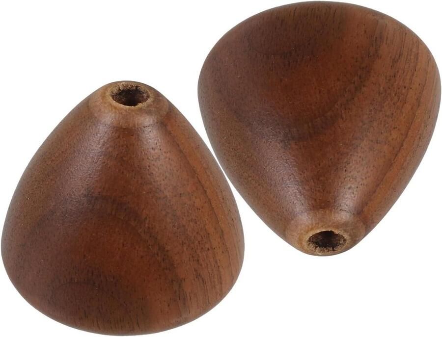 Koffiemolen Hendel Molenknop Slagroom Koffie Malen Ergonomische Houten Grip 4 cm Bruin