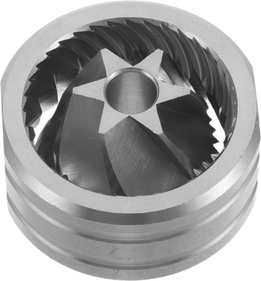 Koffiemolen Maalschijven Espresso Molensteen Koffie Malen Roestvrij Staal 38x22 mm Zilver