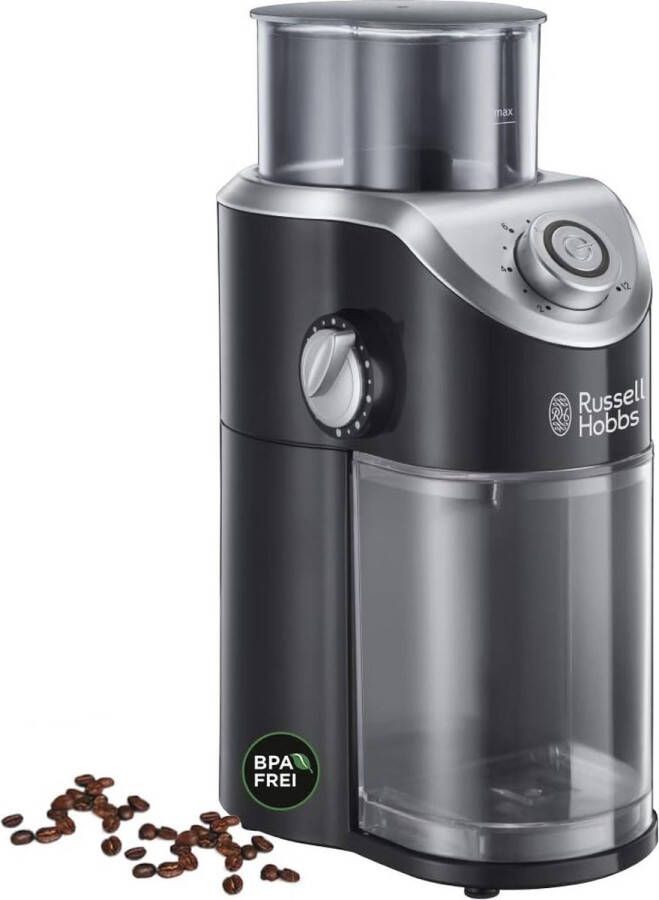 Koffiemolen met Variabele Maalinstellingen voor 2 tot 12 Koppen 100 Gram Bonenreservoir