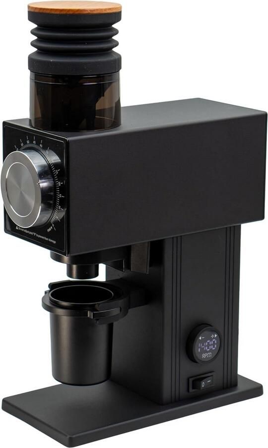 Koffiemolen met Variabele Snelheid en Lage Retentie voor Espresso en Filter