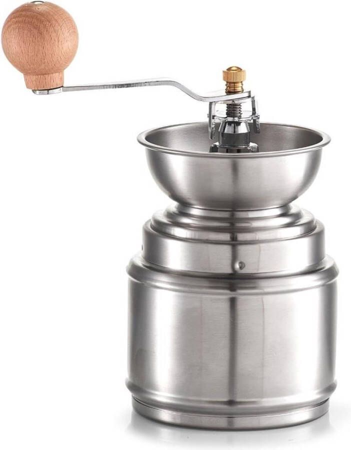 Koffiemolen roestvrij staal zilver 95 x 95 x 16 22 cm