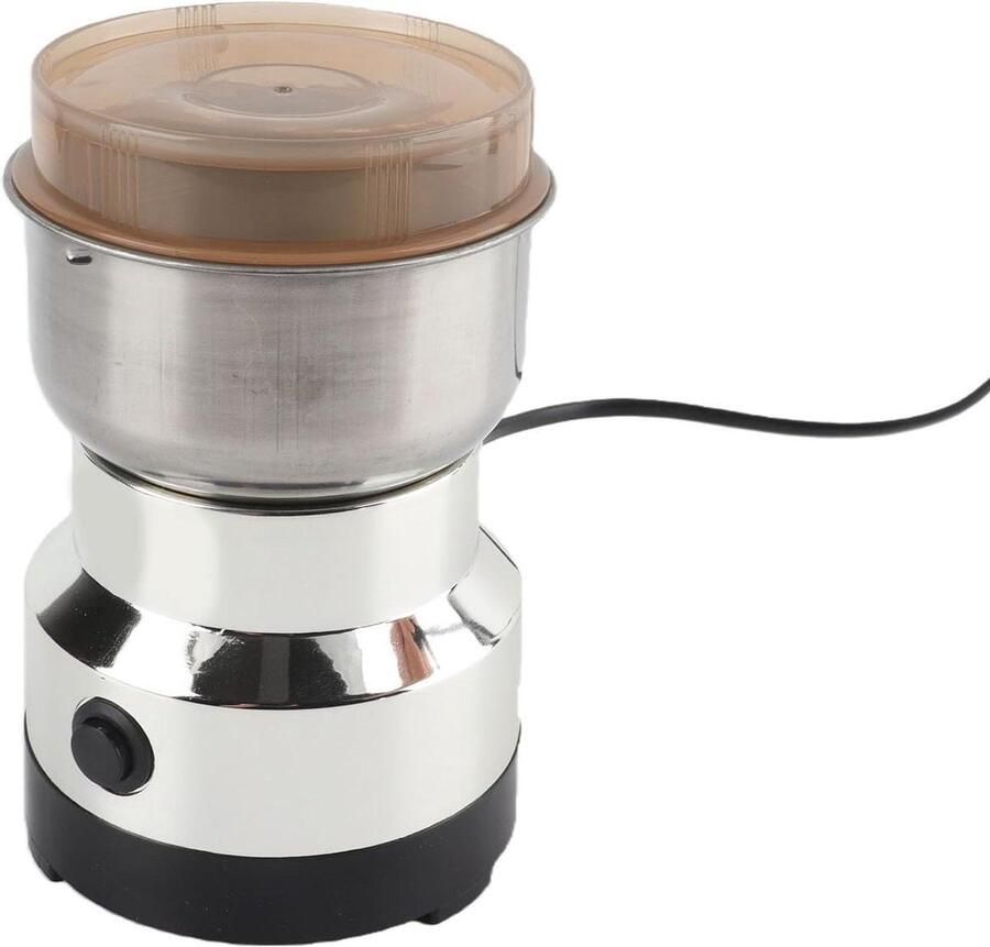 Koffiemolen RVS Bonenmaler Keuken Verse Koffie Maken Compact Ontwerp Royale Capaciteit Zilverkleurig