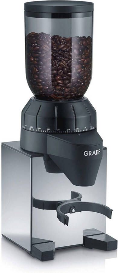 Koffiemolen RVS met 200g Capaciteit 40 Instellingen en Automatische Functie