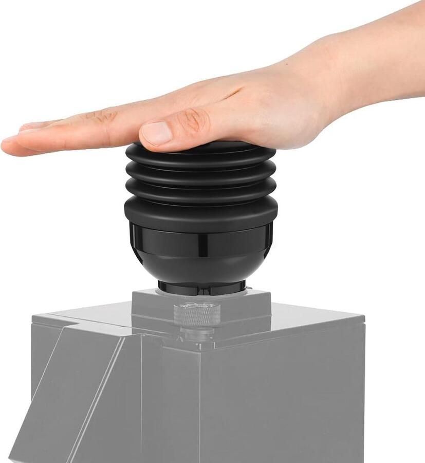 Koffiemolen Trechter Enkele Dosis Stof Wegblazen Efficiënte Reiniging 8.4 x 8.4 x 10.5 cm Zwart