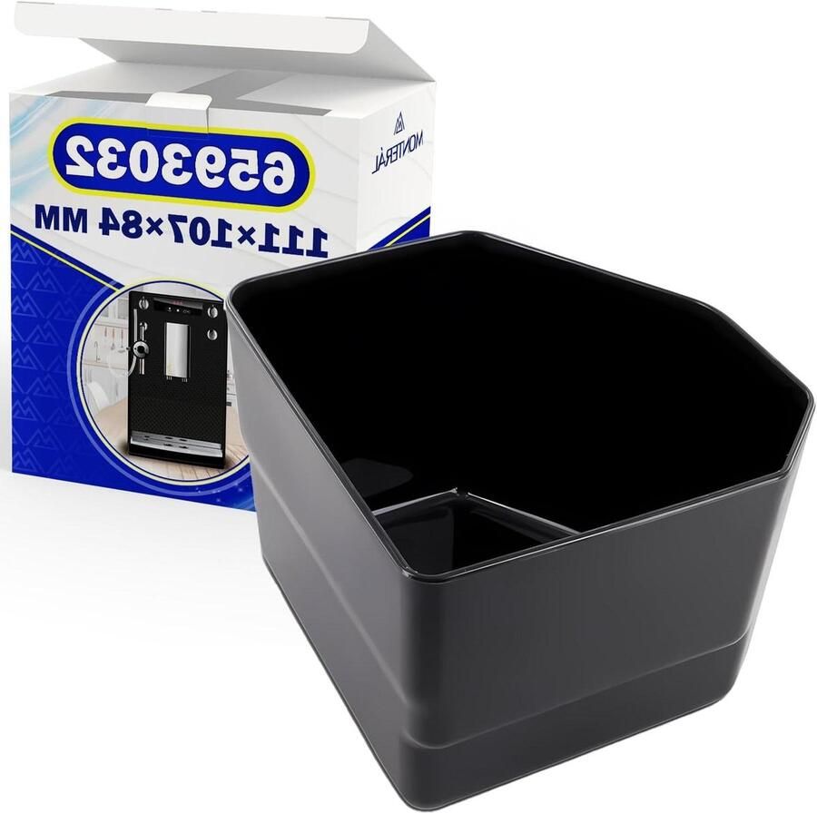 Koffiepadhouder Koffiedikbak Koffiezetapparaat Onderdeel Ruimte Voor Porties 111 x 107 mm Zwart