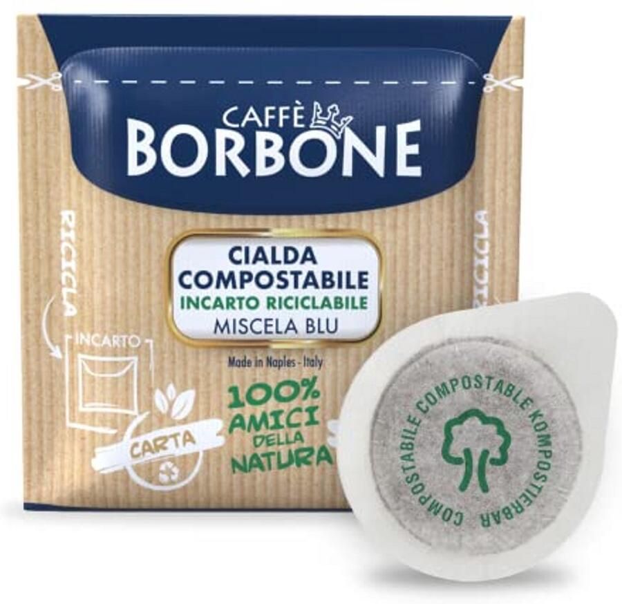 Koffiepads ESE 44 mm voor Koffiezetapparaten 150 Stuks Volle en Romige Napolitaanse Espresso