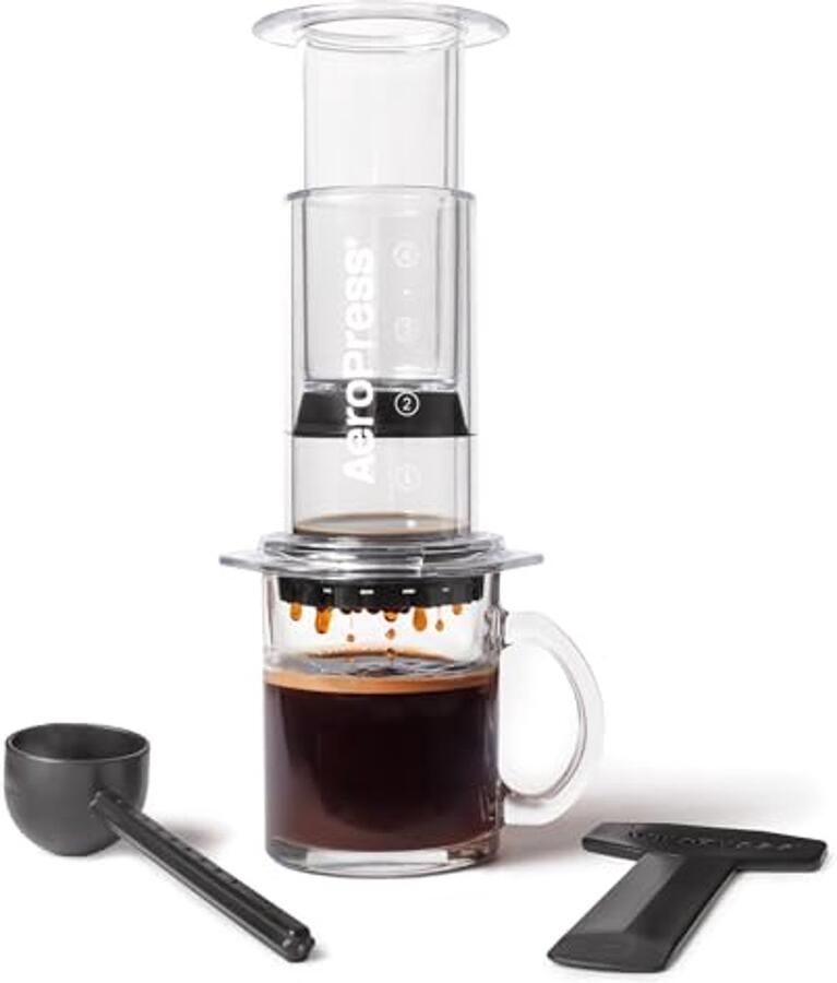 Koffiepers 3-in-1: French Press Pour-over & Espresso – Draagbare Koffiemaker voor Reis