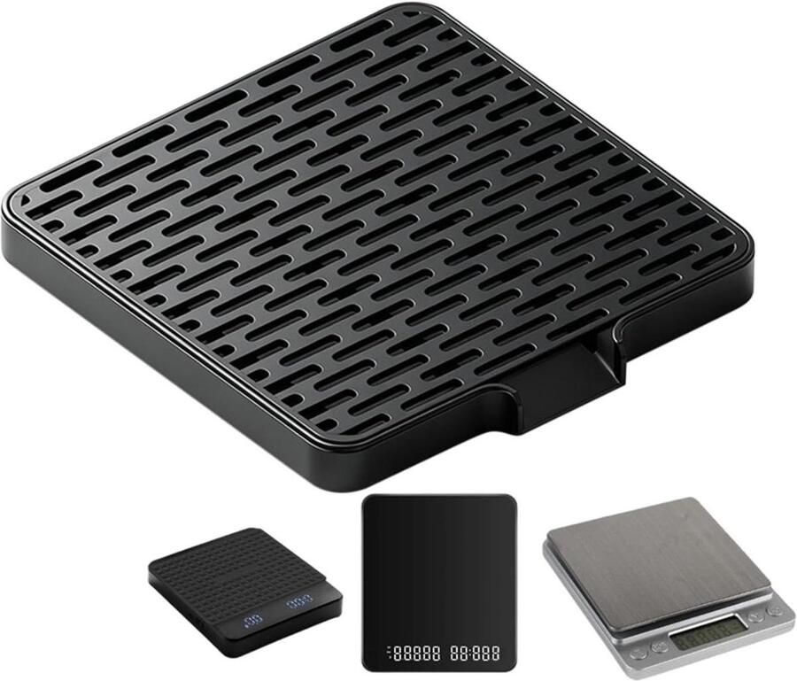Koffieschaal Drip Tray Espresso Onderzetter Schoon Brouwen Zelfdrenagerend 14 cm breed Veelkleurig