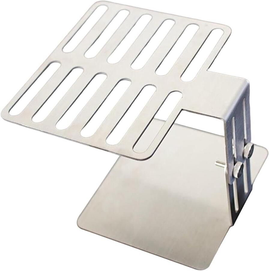 Koffieschaal Houder Extractie Rack Espresso Brouwen Verstelbare Hoogte 13x12cm Basis Zilverkleurig