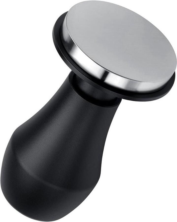 Koffiestamper Espresso stamper Barista tool Espresso zetten Click Sound Feedback 49 mm Zwart