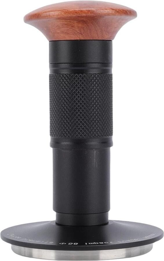 Koffiestamper Koffie Tamper Espresso Bereiden Ingebouwd Veermechanisme 58 mm Zilver