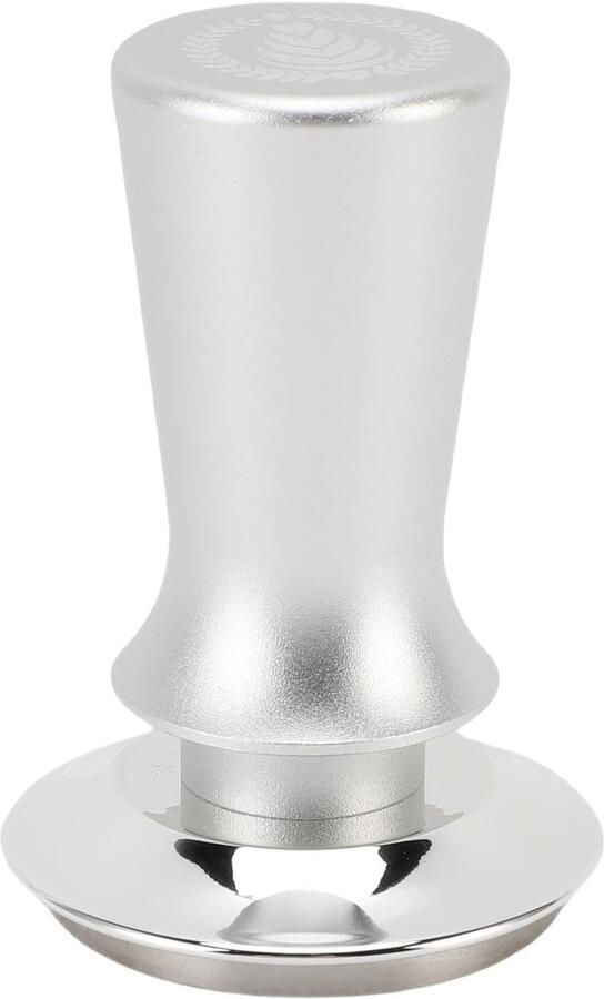 Koffiestamper Koffiepers Gelijkmatige Extractie Constant Druk Ontwerp 51 mm Zilver