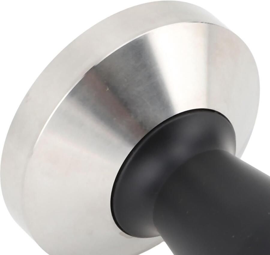 Koffiestamper Portafilter tamper Espresso bereiden Ergonomisch handvat 58 mm Zwart