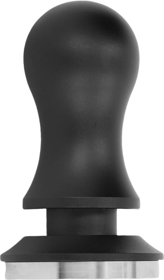 Koffiestamper Veerbelast Barista Tool Constante Druk Zelfnivellerend Ontwerp 58 mm Diameter Zilver