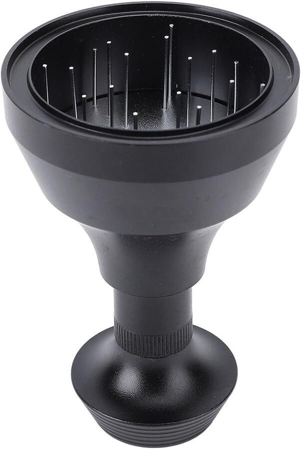 Koffie Naaldverdeler Espresso Tool Gelijkmatige Koffie Antislip Handvat 51MM Zilver