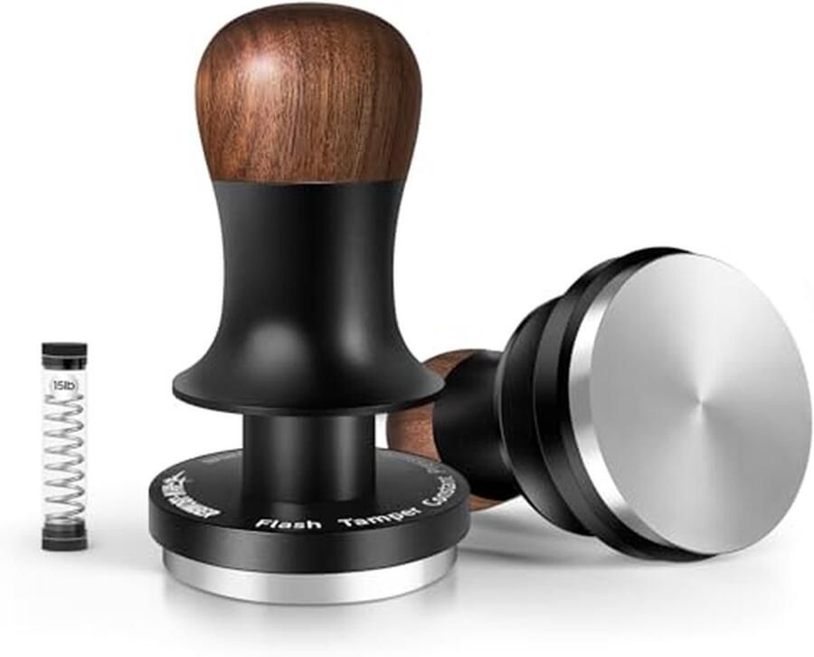 Koffietamper 58 mm met Geluidsfeedback en Reserveveren voor Espresso