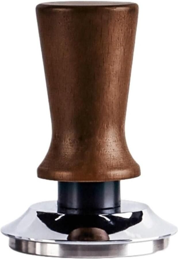 Koffietamper Drukhamer Brouwen Espresso Verdichten Houten Handvat 51MM Naturel