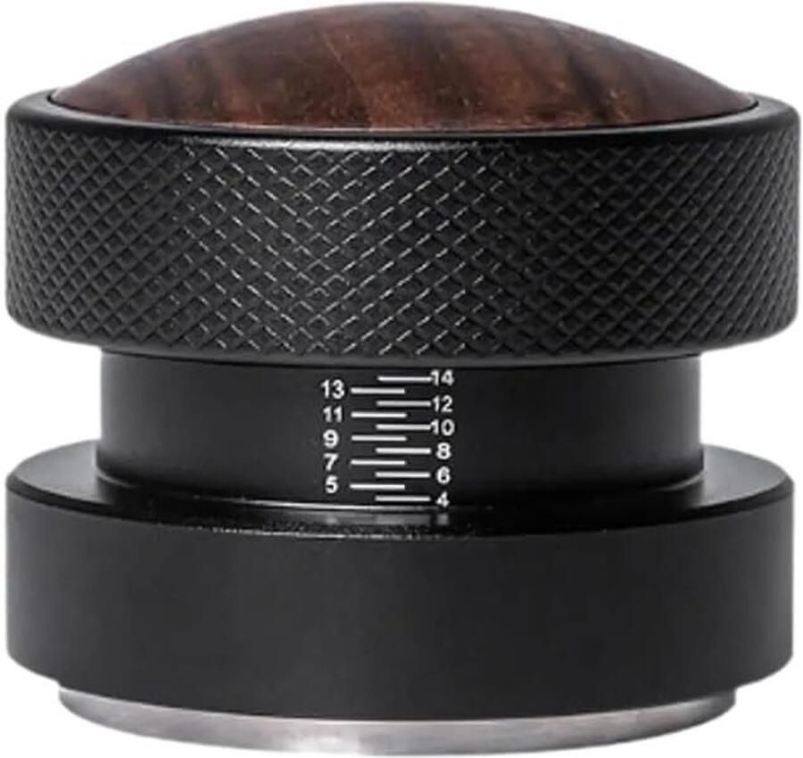 Koffietamper Espressostamper Koffie Bereiden Stevige Constructie 51mm Houtkleur