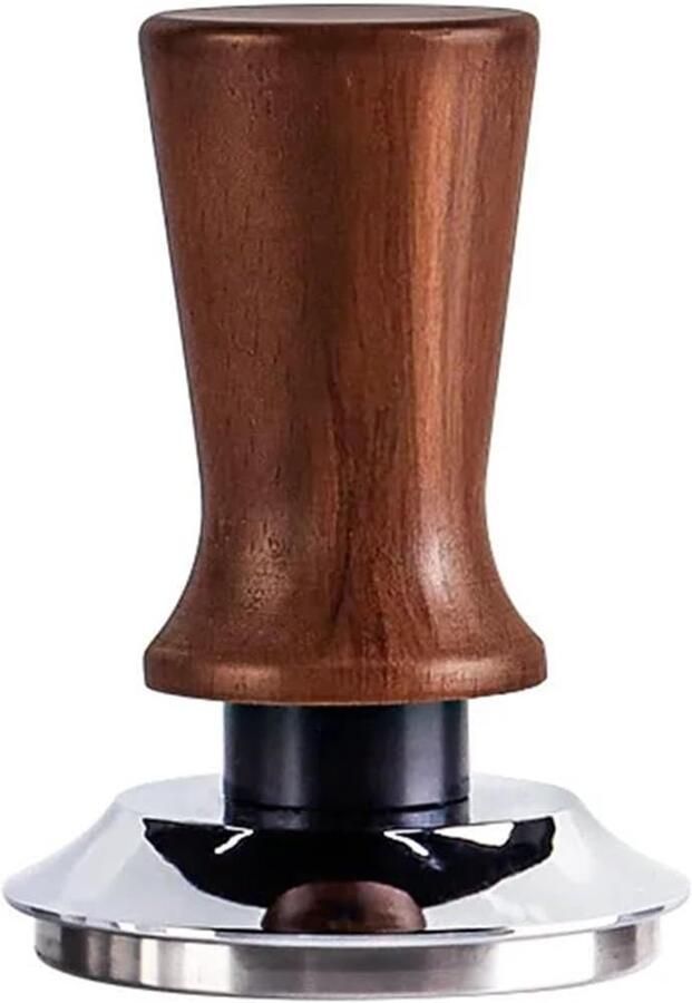 Koffietamper Hout Poederhamer Espresso Bereiden Stevige Constructie 51mm Diameter Niet gespecificeerd