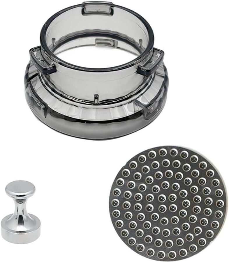 Koffiezet opvangring Espresso accessoires Barista thuis Magneetzeef ontwerp 54 mm Transparant