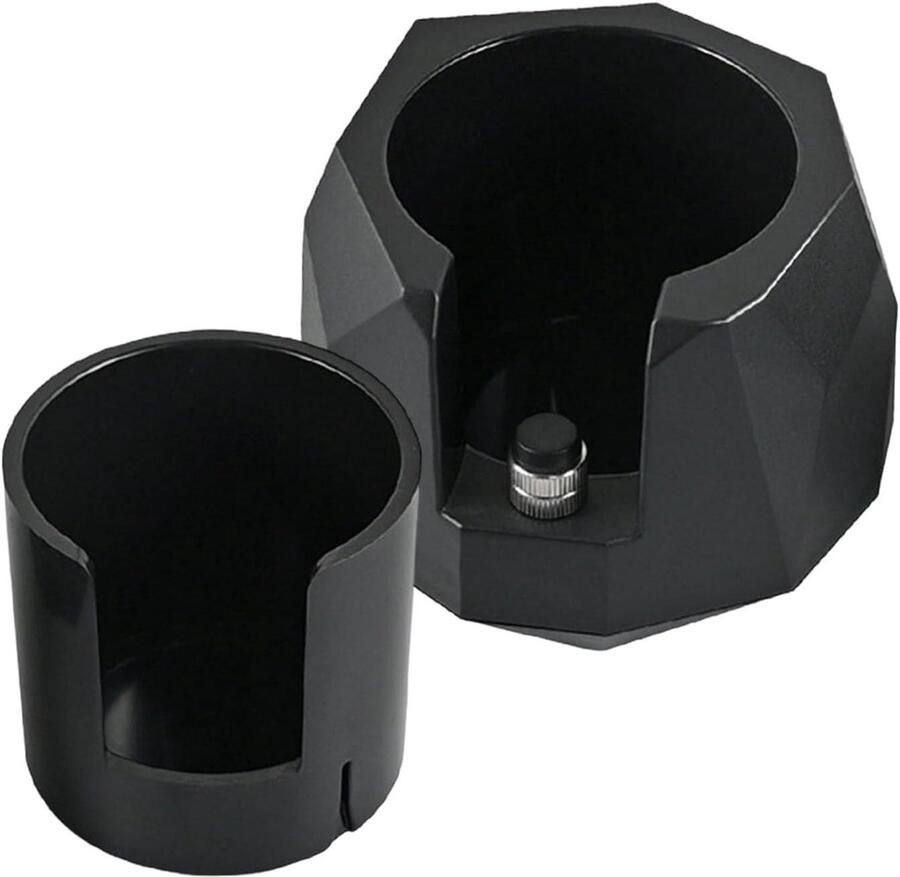 Koffiezet Station Filterhouder Basis Espresso Bereiding Verstelbare Hoogte 51-58 mm Zwart